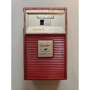 Vintage 1960’s Sinclair Dino Supreme 6 Transistor Radio Red DOES NOT WORK